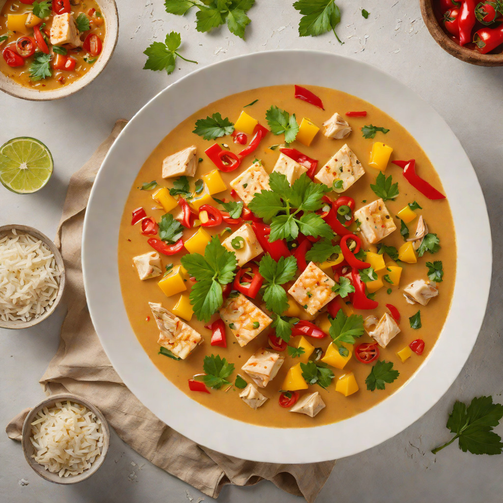 Moqueca-inspired Coconut Fish Stew with Bell Peppers