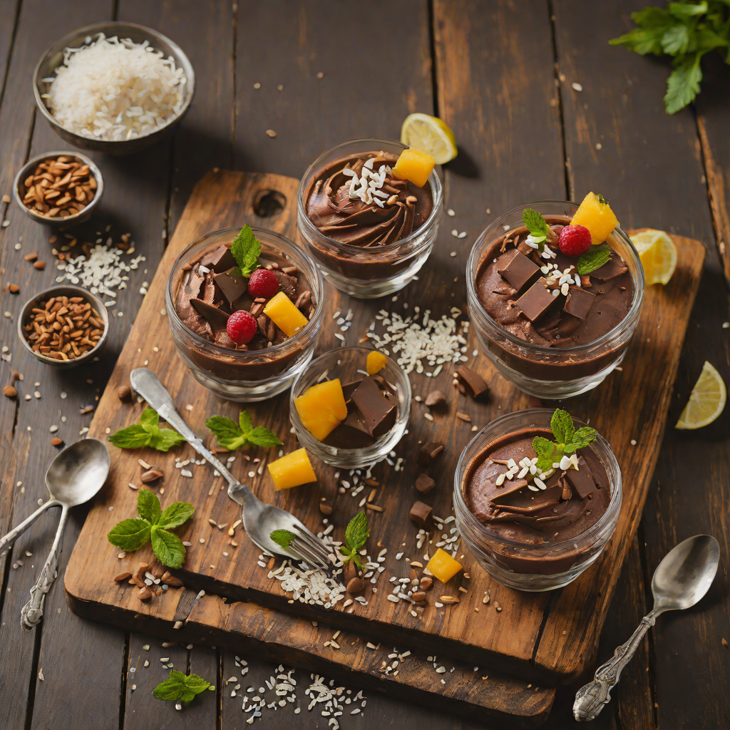 Smoked Scotch-Infused Chocolate Mousse with Sea Salt
