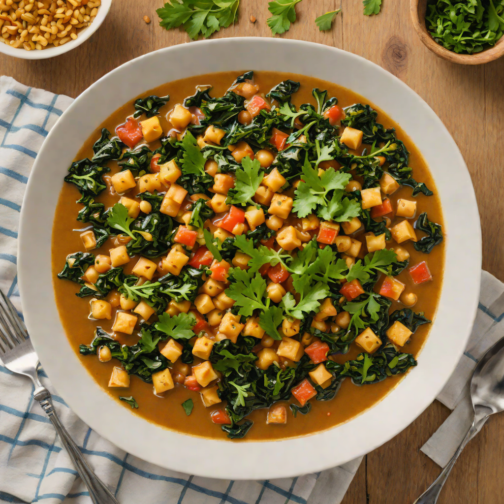 Spiced North Seattle Chickpea and Kale Stew