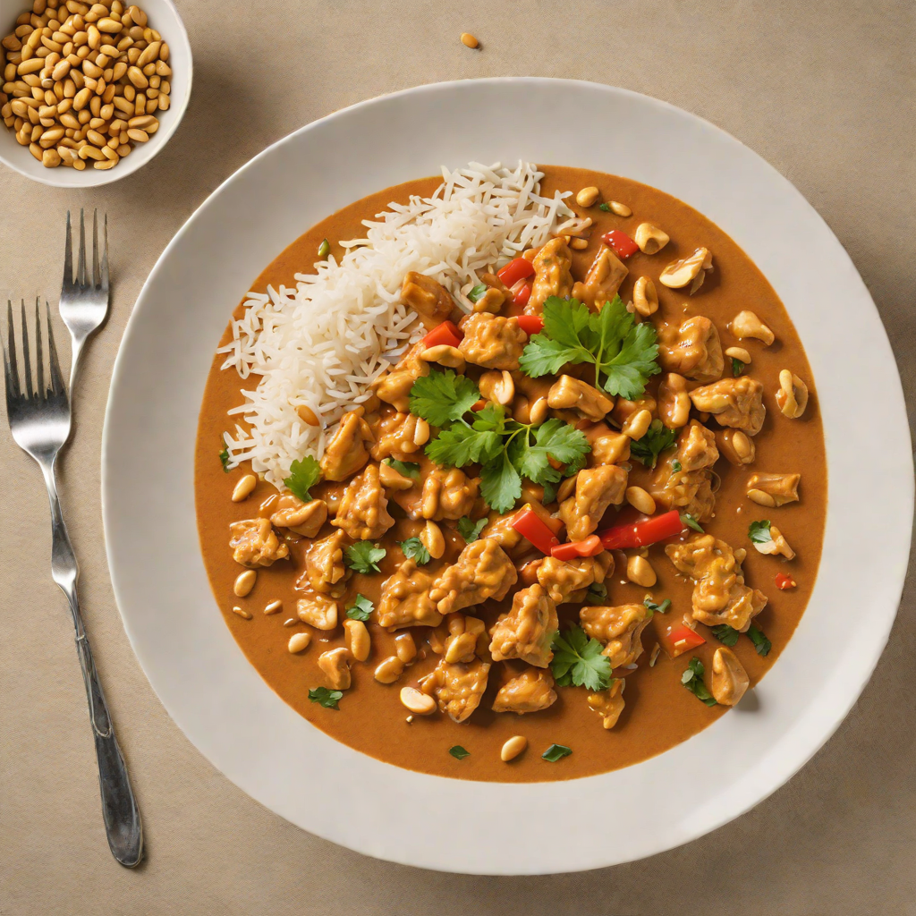 Panang Chicken Curry with Roasted Peanuts