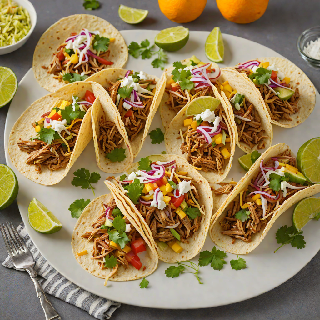 Slow-Cooked California Citrus Pulled Pork Tacos