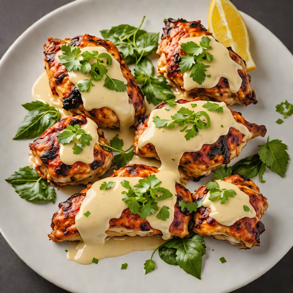 BBQ Chicken-Stuffed Poblano Peppers with Monterey Jack