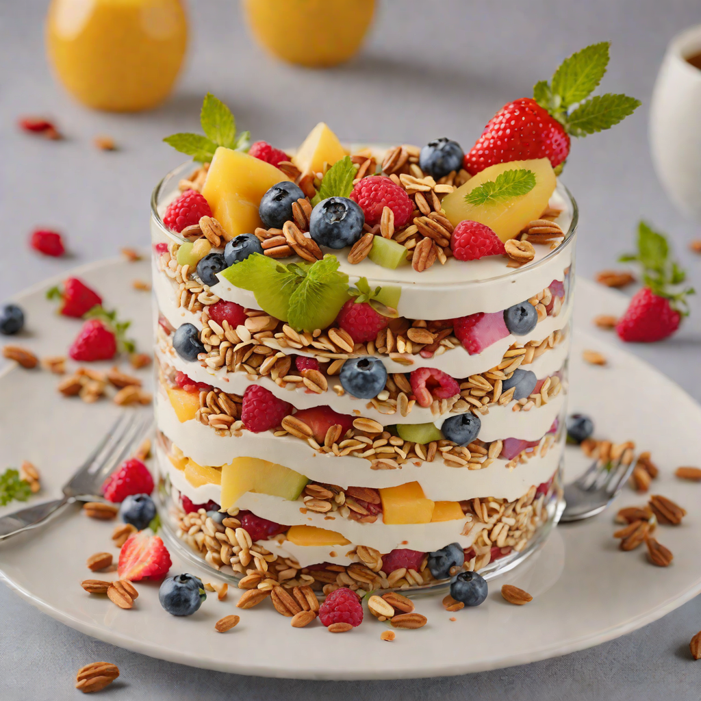 Creative No-Bake Layered Fruit and Nut Parfait