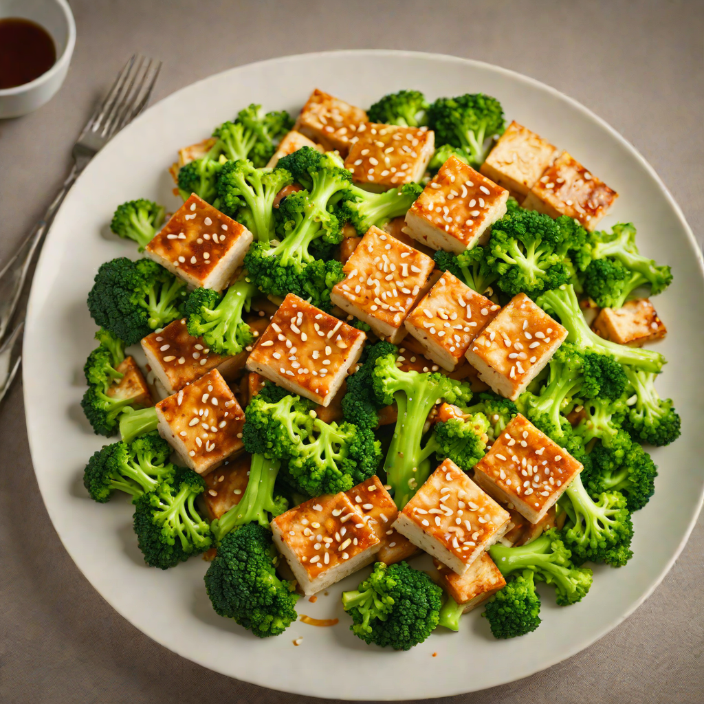 Half-Hour Stir-Fried Tofu with Broccoli and Ginger