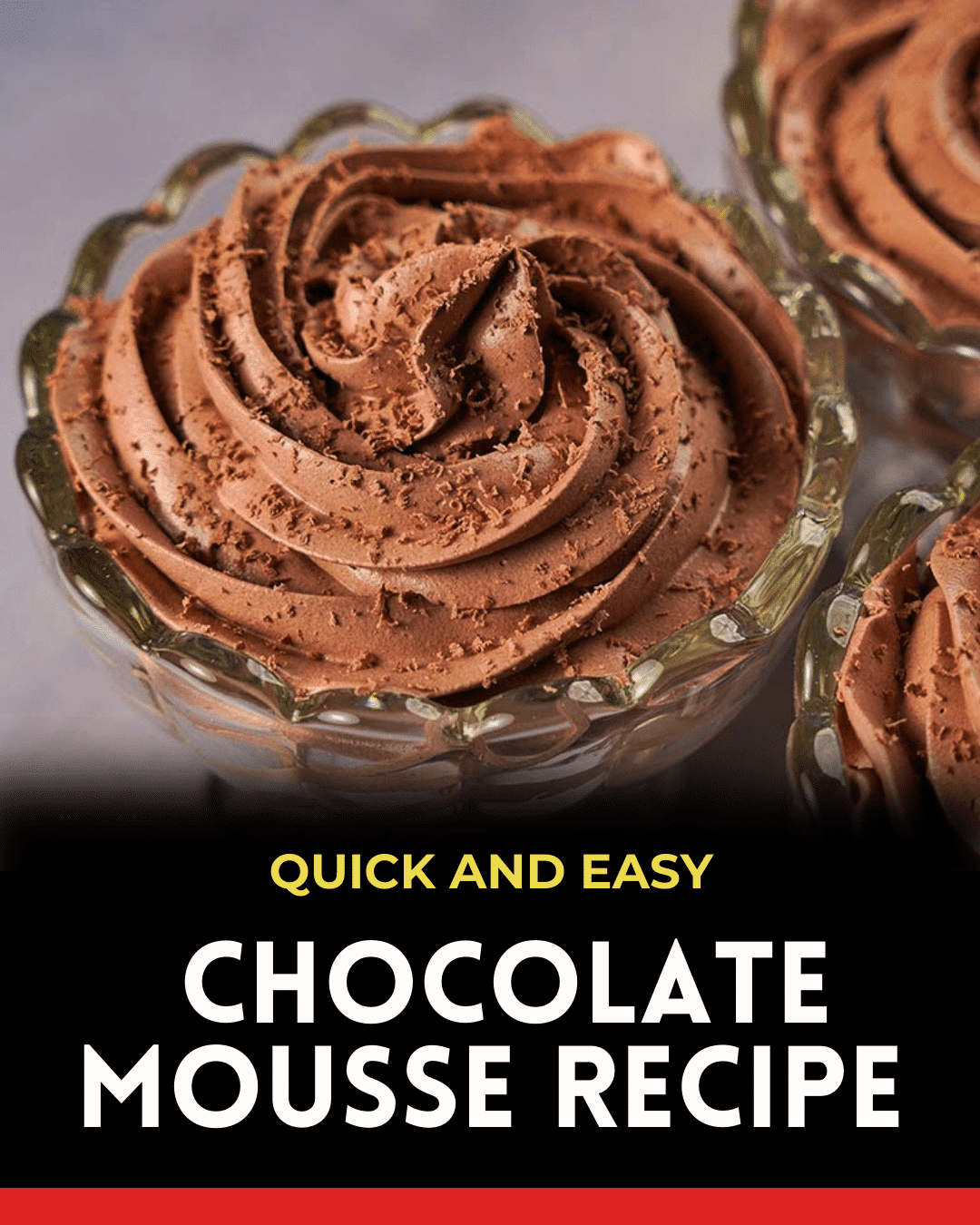 Best Ever 3-Ingredient Chocolate Mousse