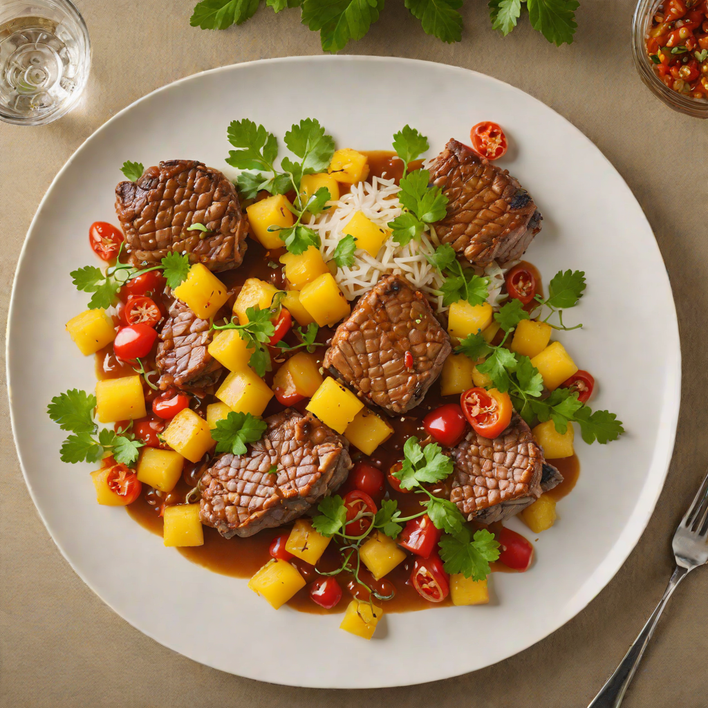 Slow-Cooked Caribbean Pork with Pineapple and Scotch Bonnet