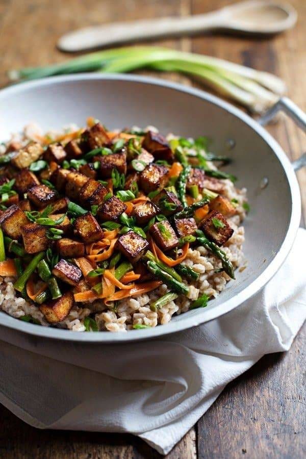 Ginger-Soy Tofu Stir Fry with Colorful Vegetables