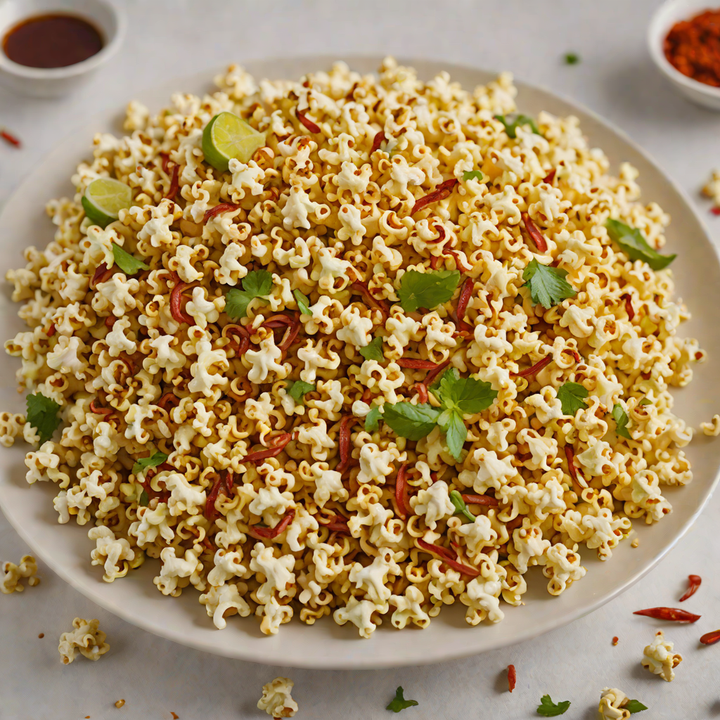 Spicy Game Day Popcorn with Chili Lime Dust