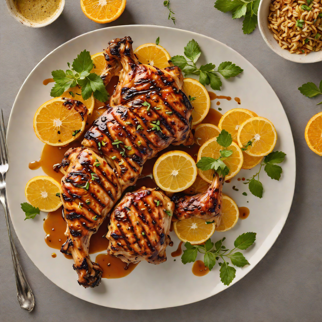 Grilled Wildfire-Spiced Chicken with Charred Citrus Glaze