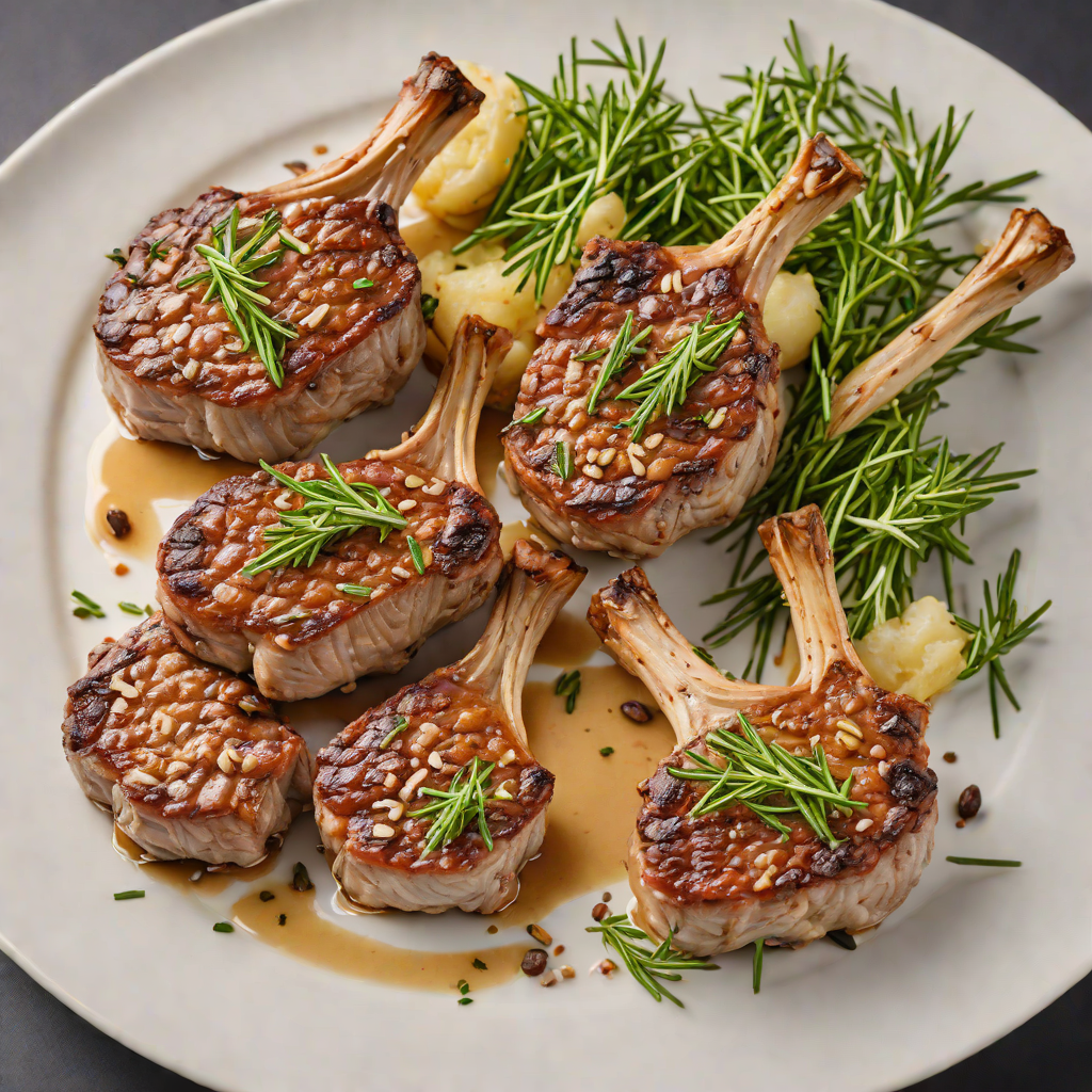 Lamb Back Chops with Rosemary and Garlic