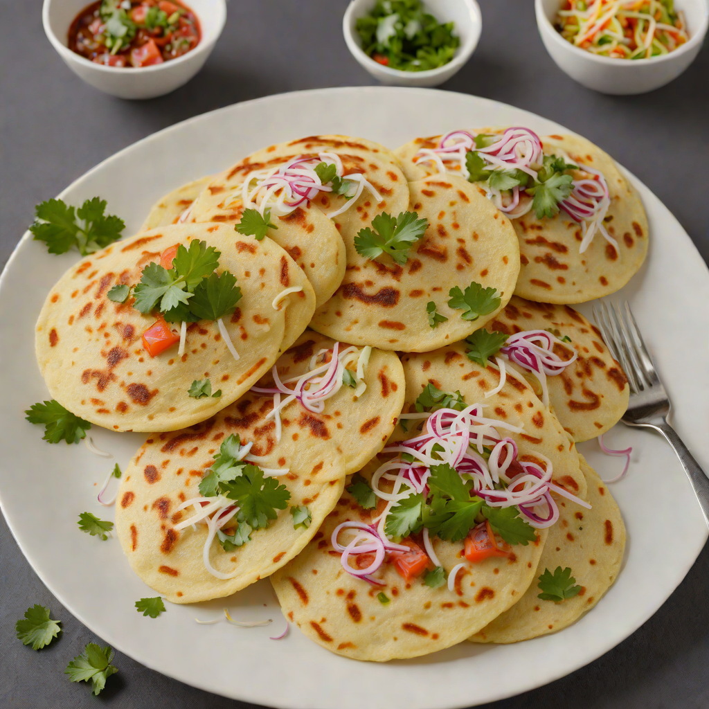 Pan-Fried Pupusas with Fresh Curtido Slaw