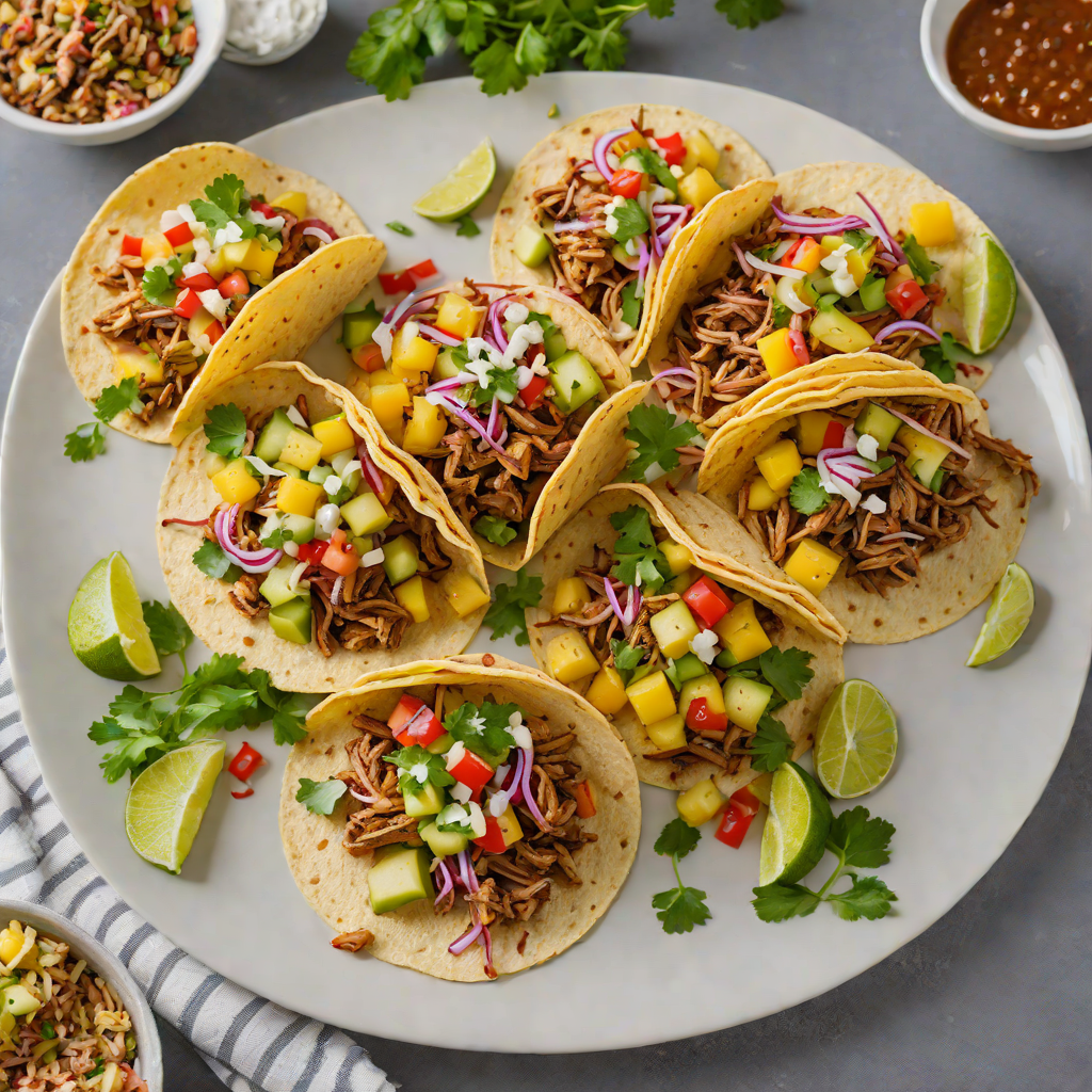 Mezcal-Spiced Pulled Pork Tacos with Pineapple Salsa