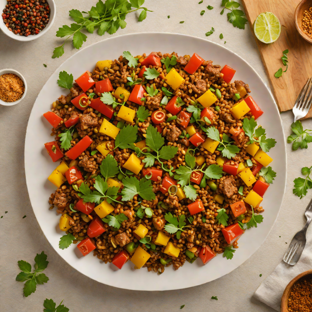 Ethiopian Tibs Stir-Fry with Berbere and Fresh Herbs