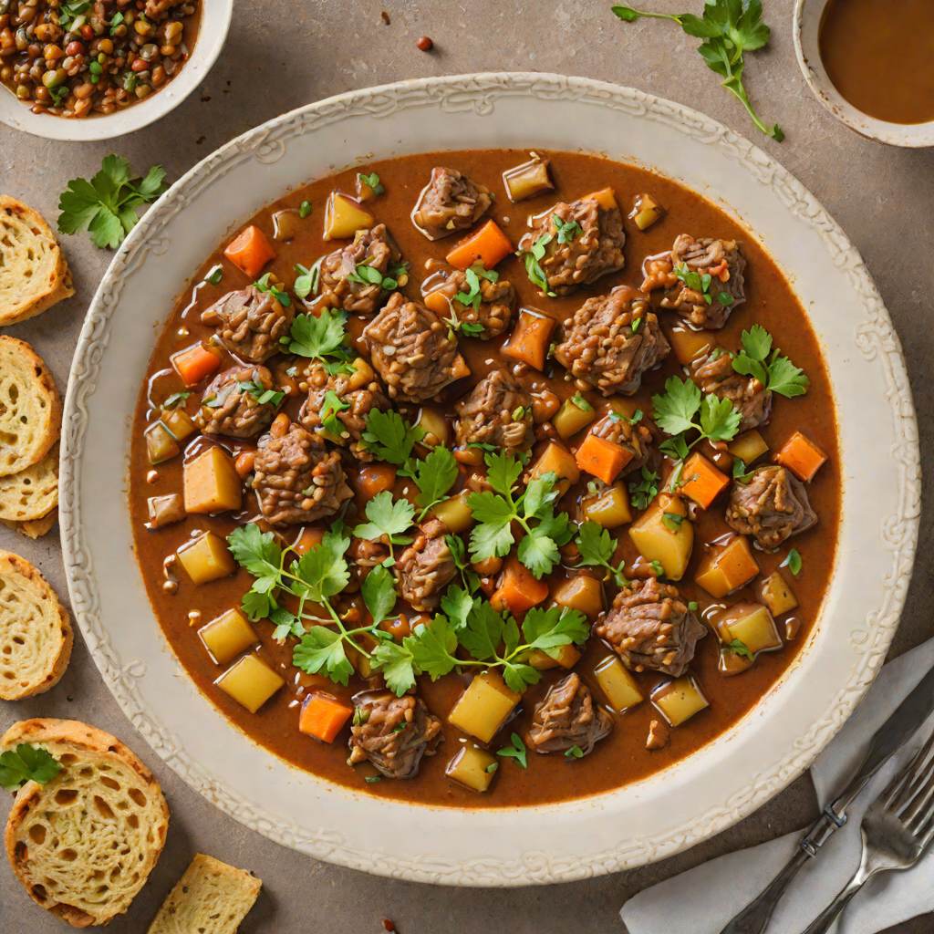 Slow Cooker Moroccan-Spiced Lamb Back Stew