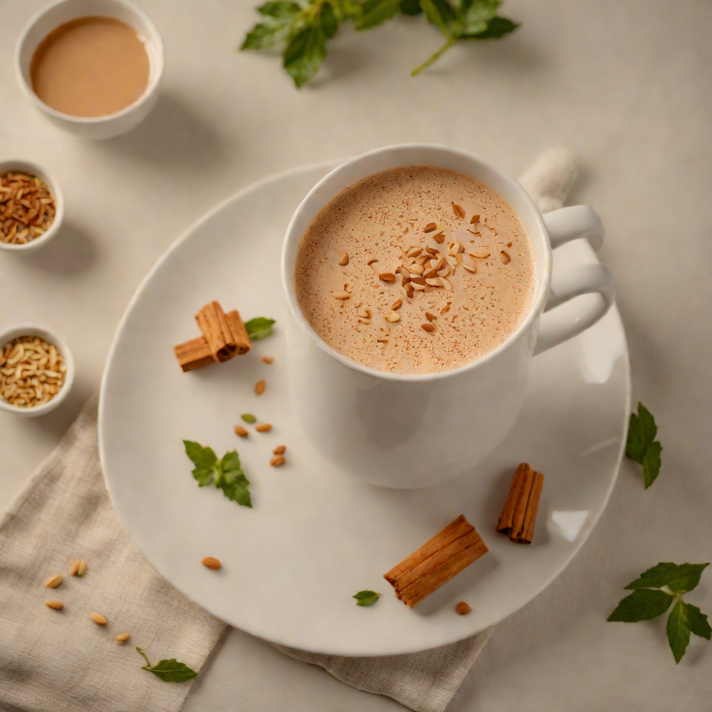 Toned Milk Masala Chai with Fresh Ginger