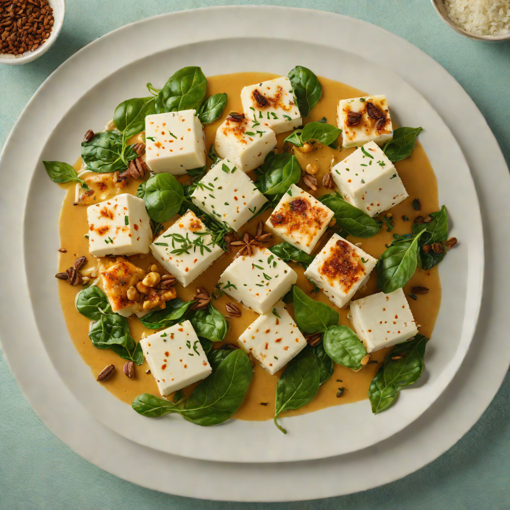 Heritage Milk Paneer with Spinach and Toasted Spices