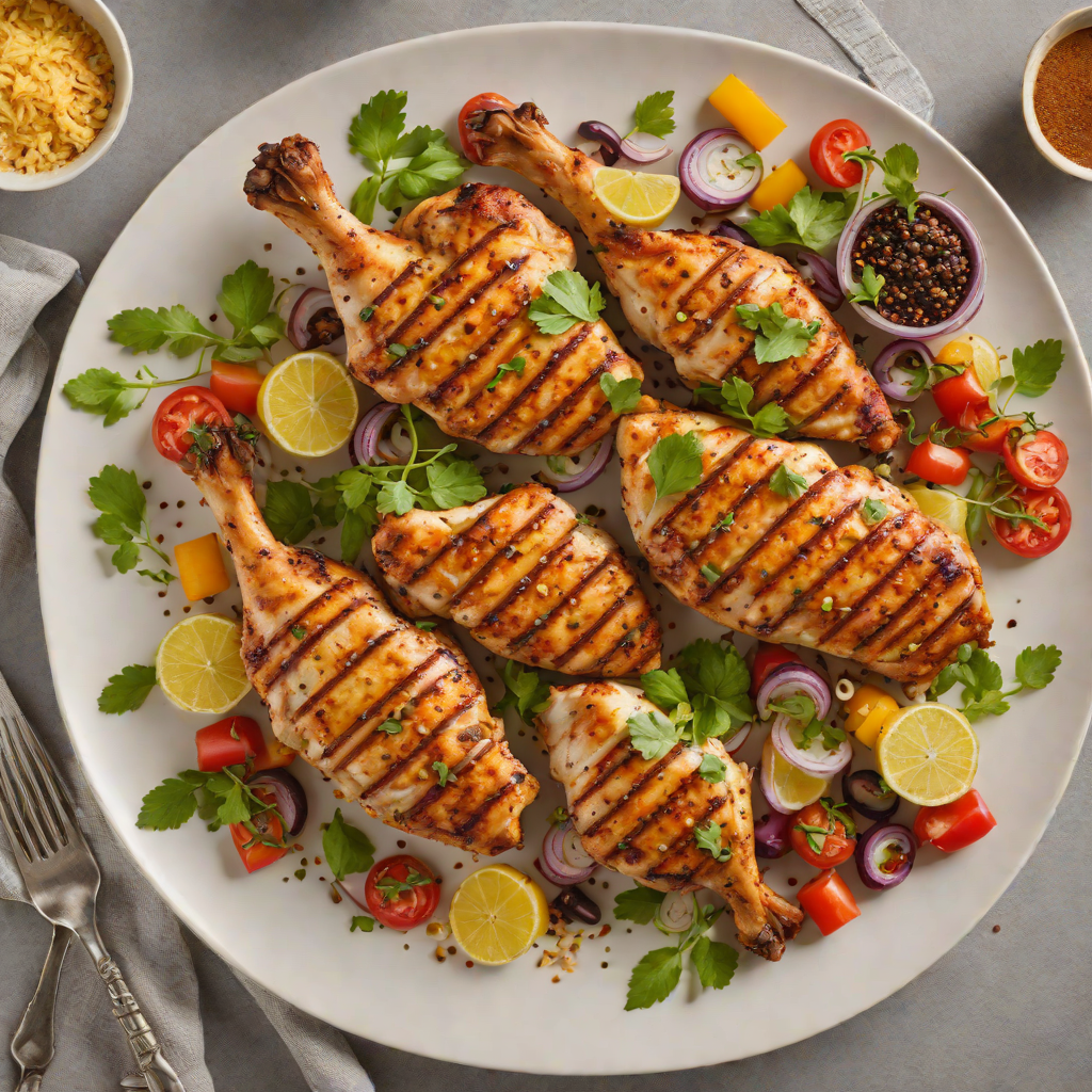 Gypsum Salt-Rubbed Grilled Chicken with Southwest Spice