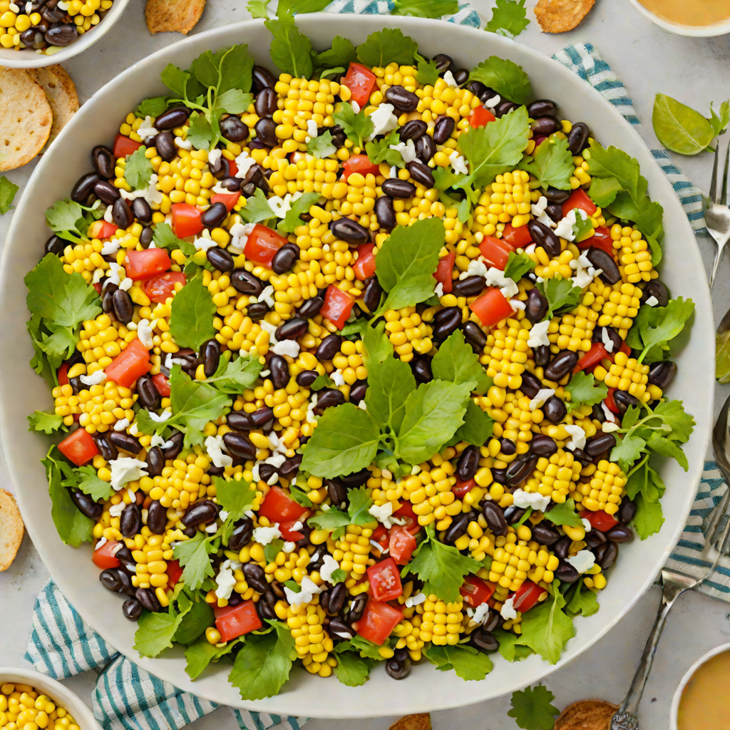 Creamy Southwest Black Bean and Corn Salad