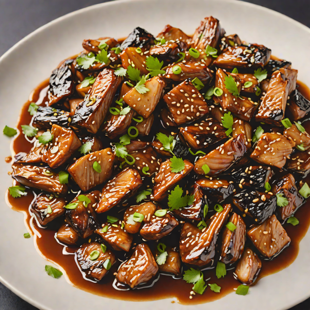 Stir-Fried Sirloin with Ginger and Soy Glaze