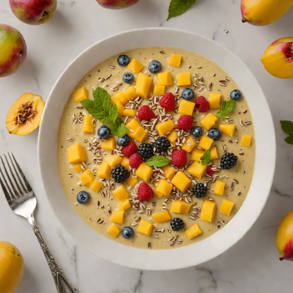 No-Sugar-Added Vegan Mango Chia Pudding