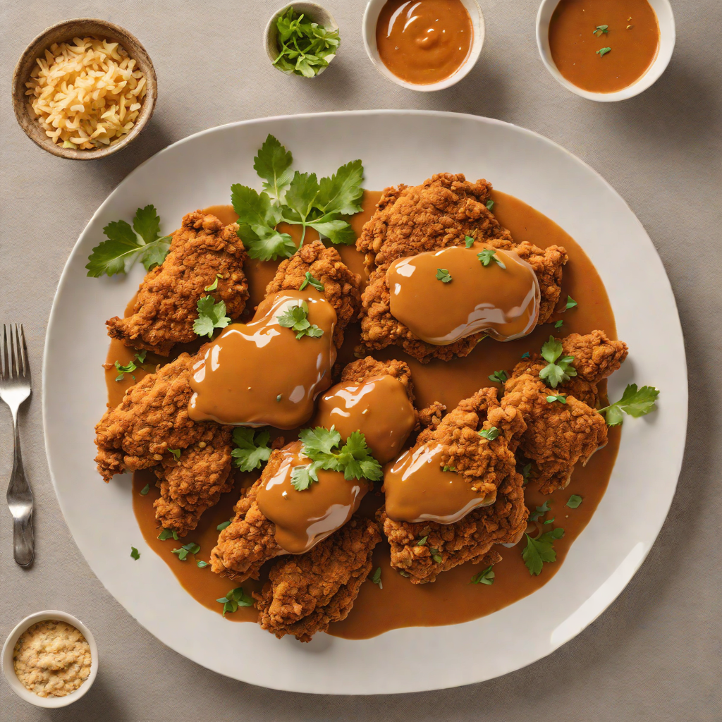 Injera-Crusted Berbere-Spiced Chicken with Mitmita Sauce