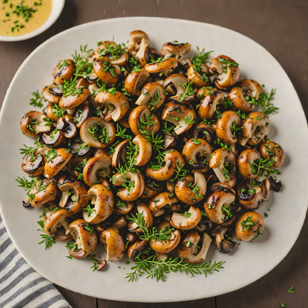 Quick Sautéed Garlic Butter Mushrooms with Thyme