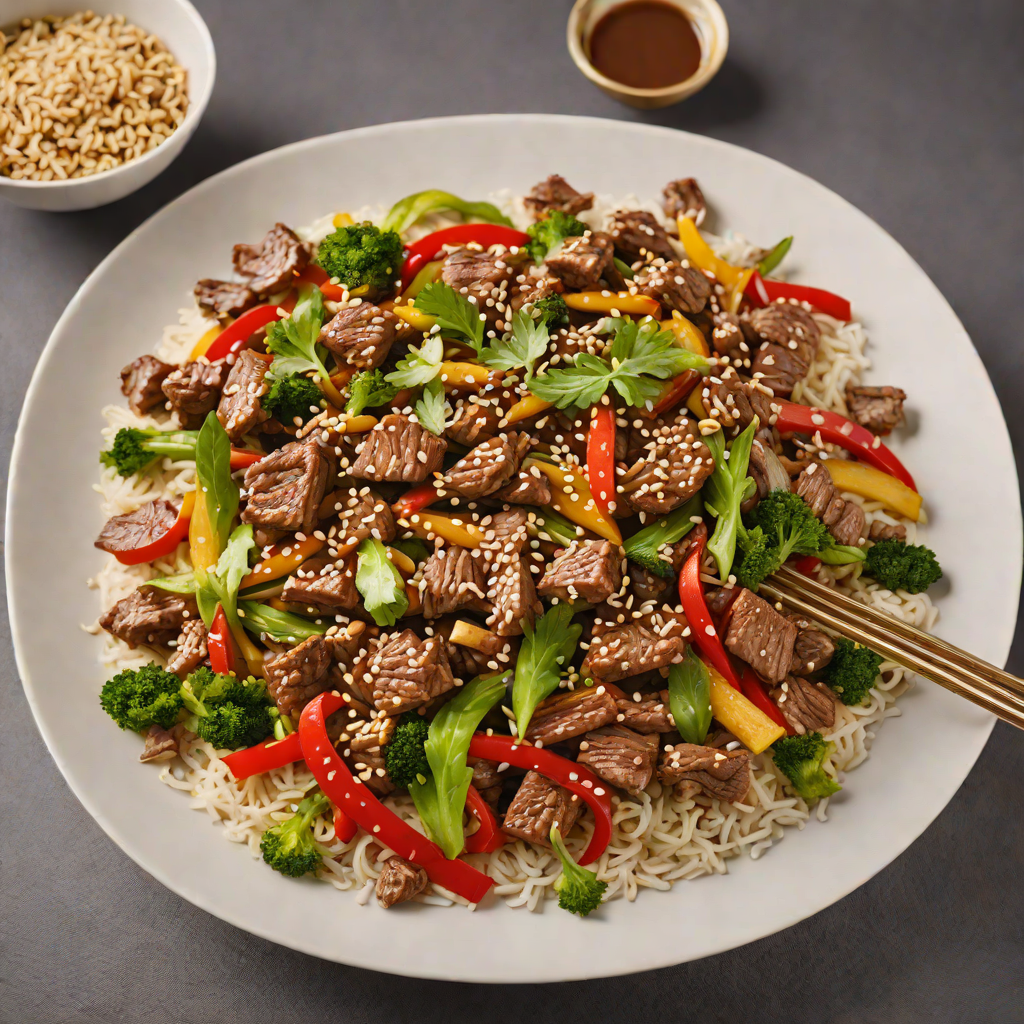Beef Stir-Fry with Ginger and Sesame