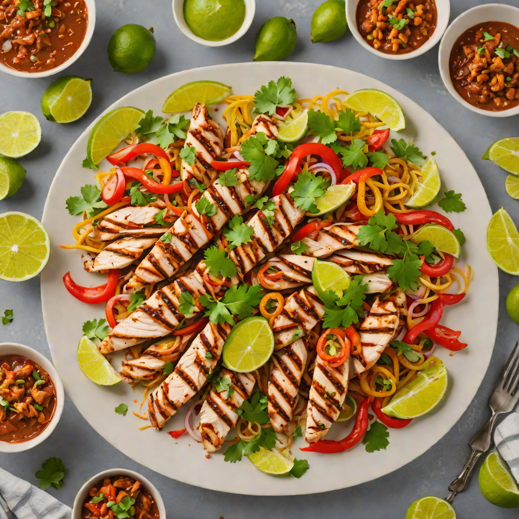 Tequila-Lime Marinated Chicken Fajitas