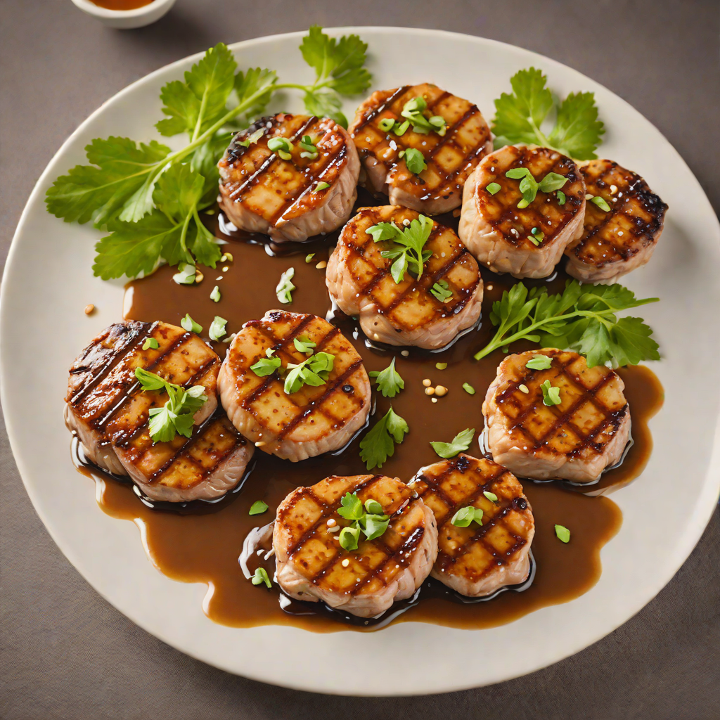 Pan-Seared Pork Medallions with Miso-Soy Glaze