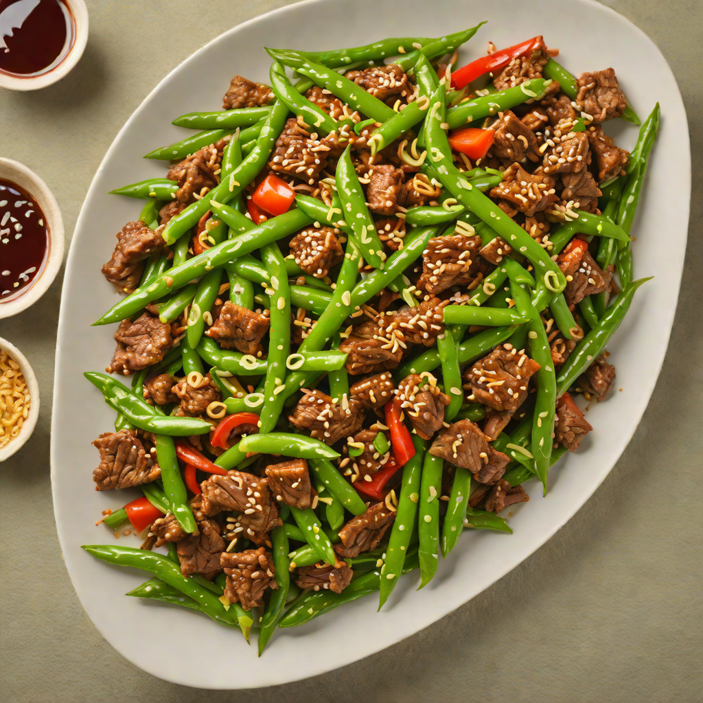 Hunan-Style Spicy Beef and Green Bean Stir-Fry