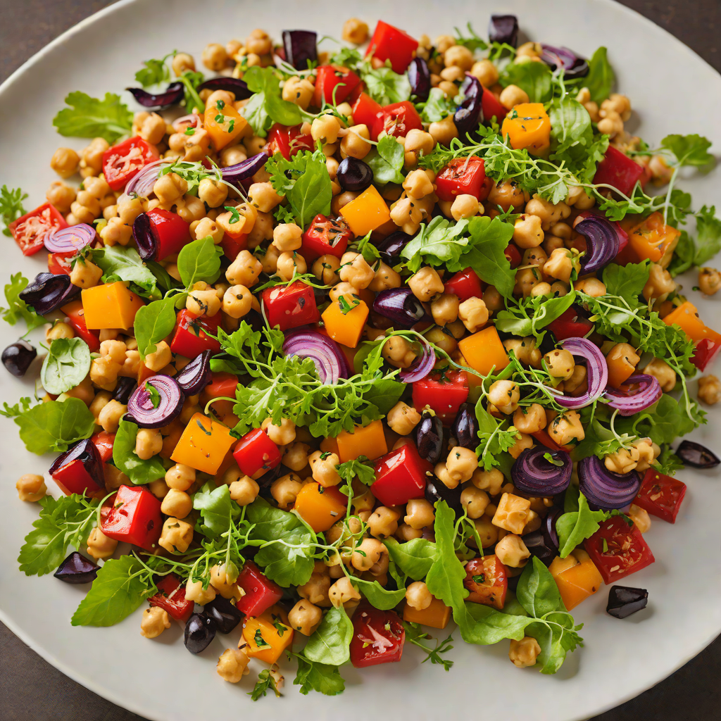 Baker's Game Roasted Vegetable and Chickpea Salad