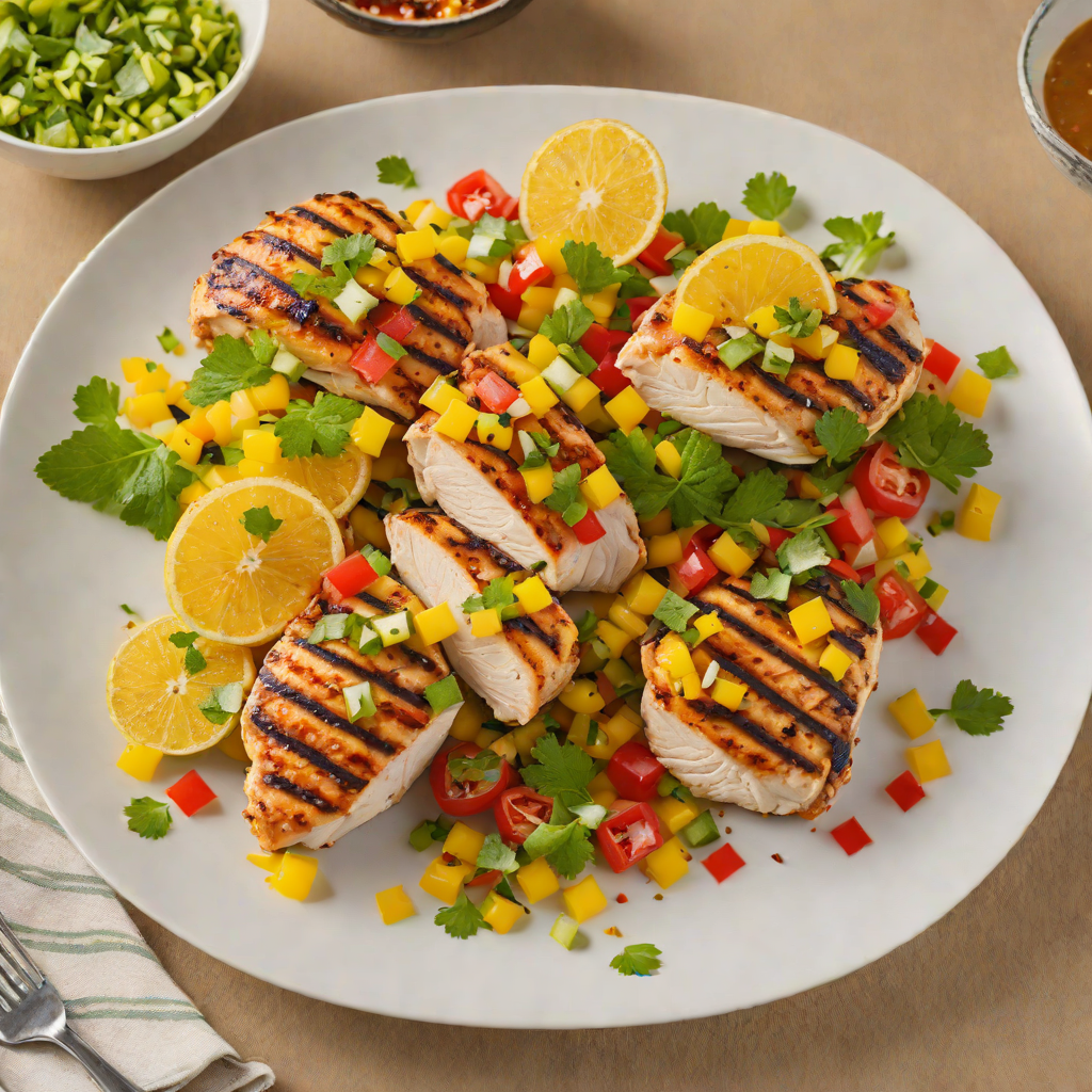 Citrus-Infused Grilled Chicken with Tropical Salsa