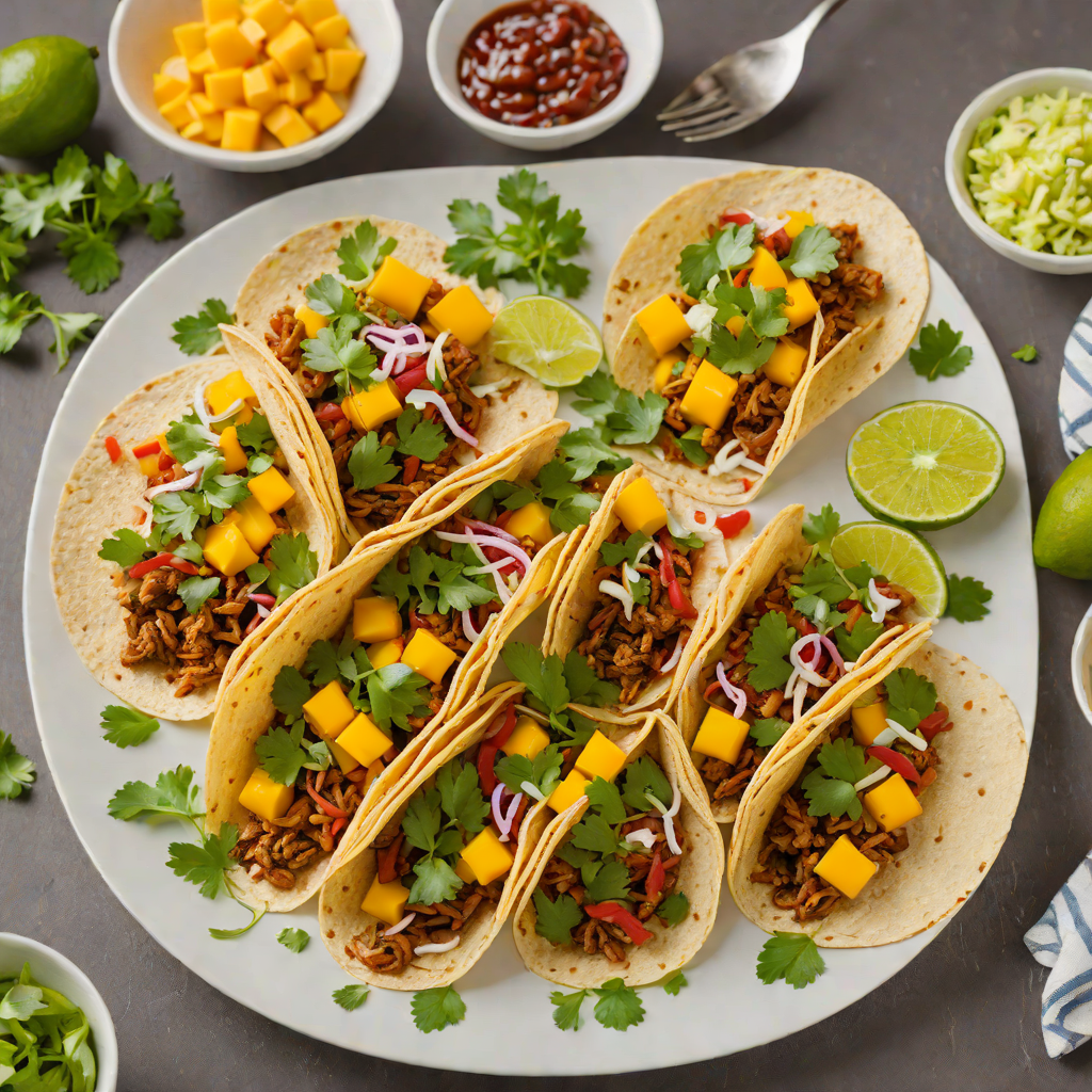 Mango-Chili Street Tacos with Fresh Cilantro