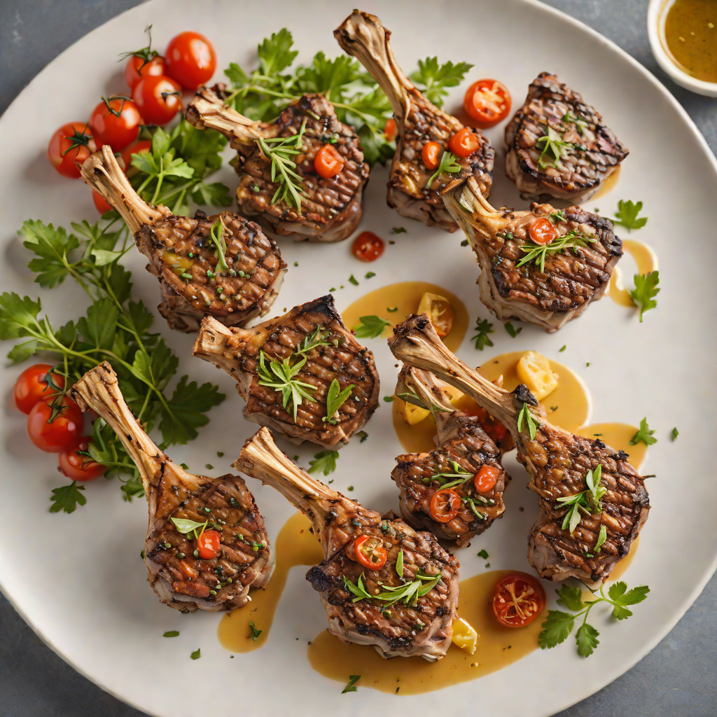 Baked Herb-Rubbed Mediterranean Lamb Chops
