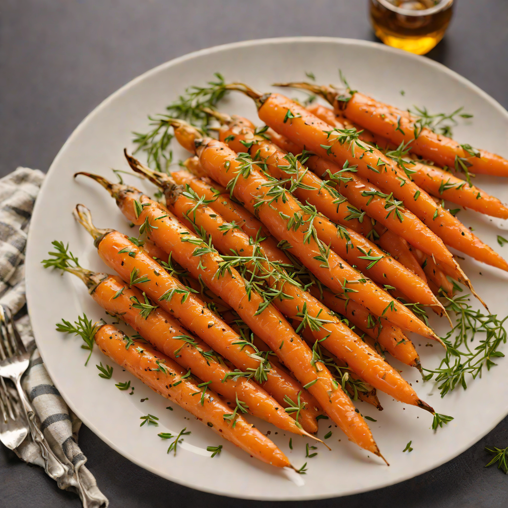 Chesterfield Honey-Glazed Carrots with Thyme and Garlic