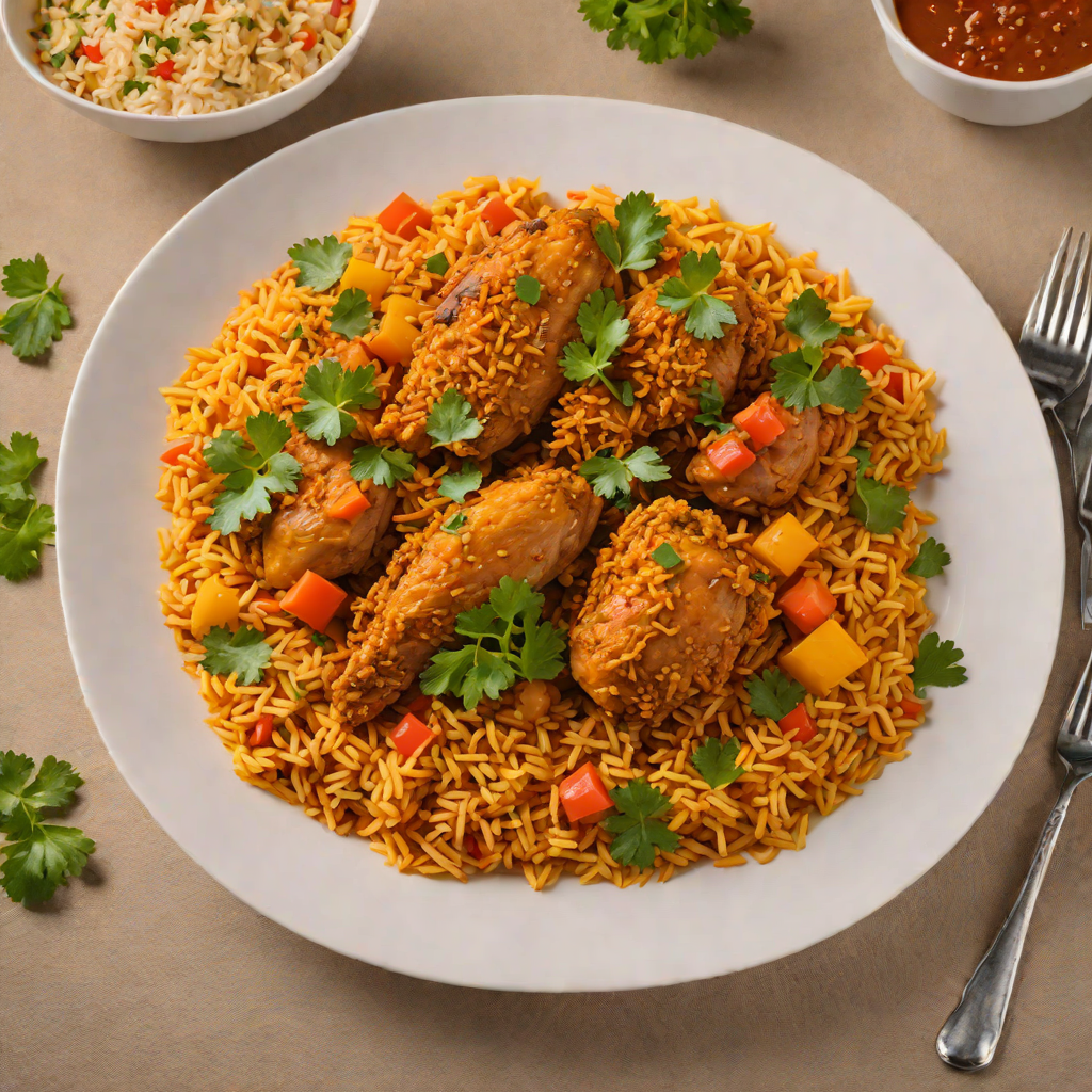 Nigerian Jollof-Inspired Spiced Chicken Stew
