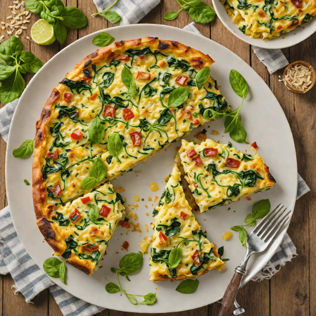 Rustic Pan-Fried Potato and Spinach Frittata