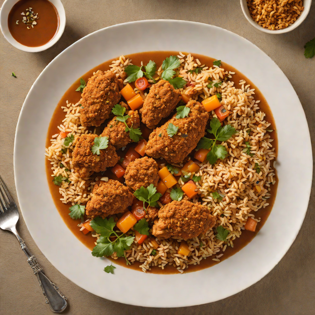 Slow-Simmered Berbere Chicken with Injera Crumble