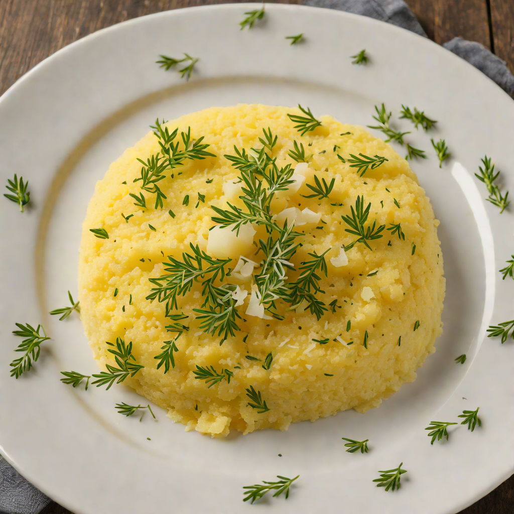 Herb-Infused Italian Polenta with Parmesan and Thyme