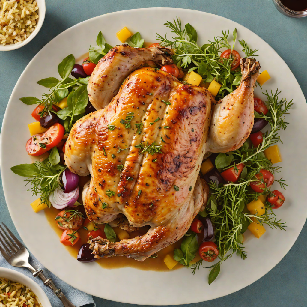 Chesterfield-Inspired Herb-Rubbed Roast Chicken