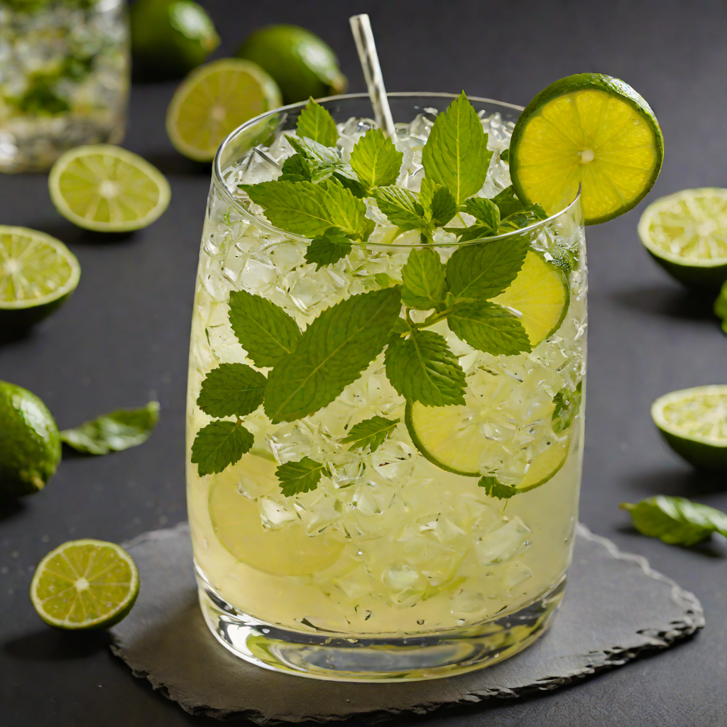 Ginger-Lime Mojito with Fresh Mint