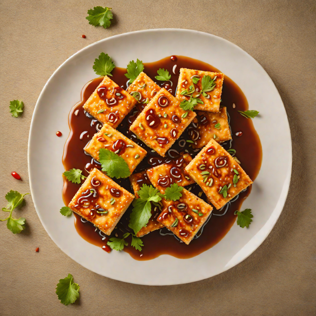 Pan-Fried Tofu with Spicy Asian Glaze