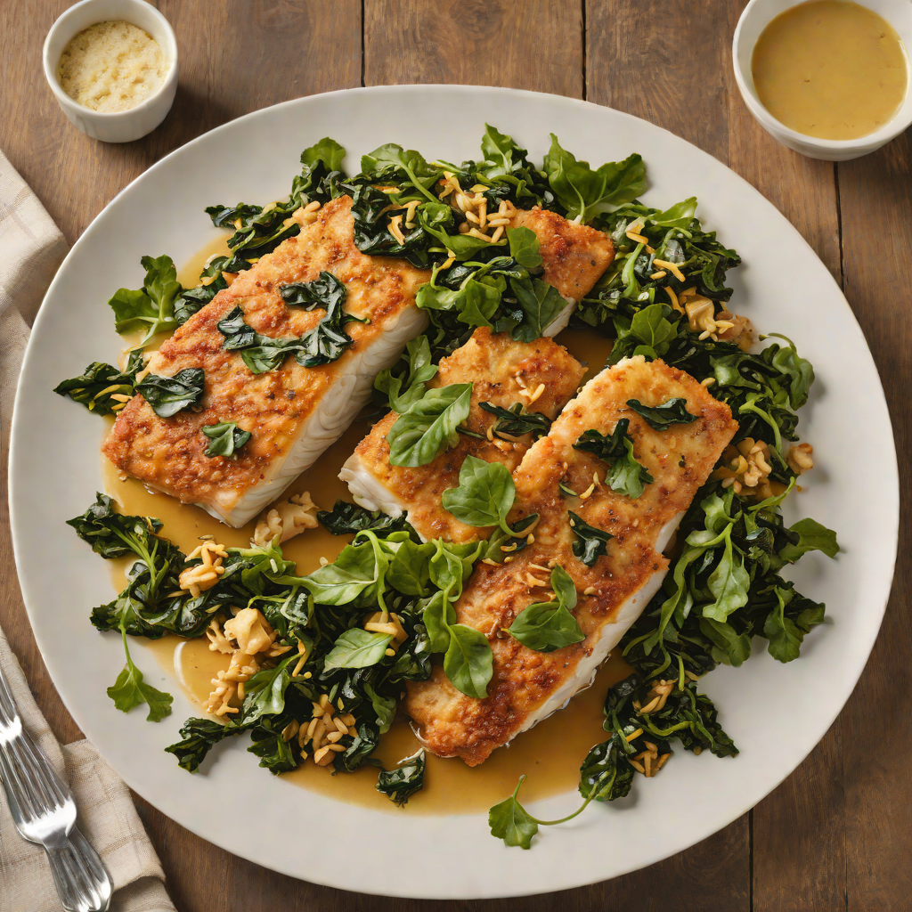 Pan-Fried Catfish with Southern Collard Greens