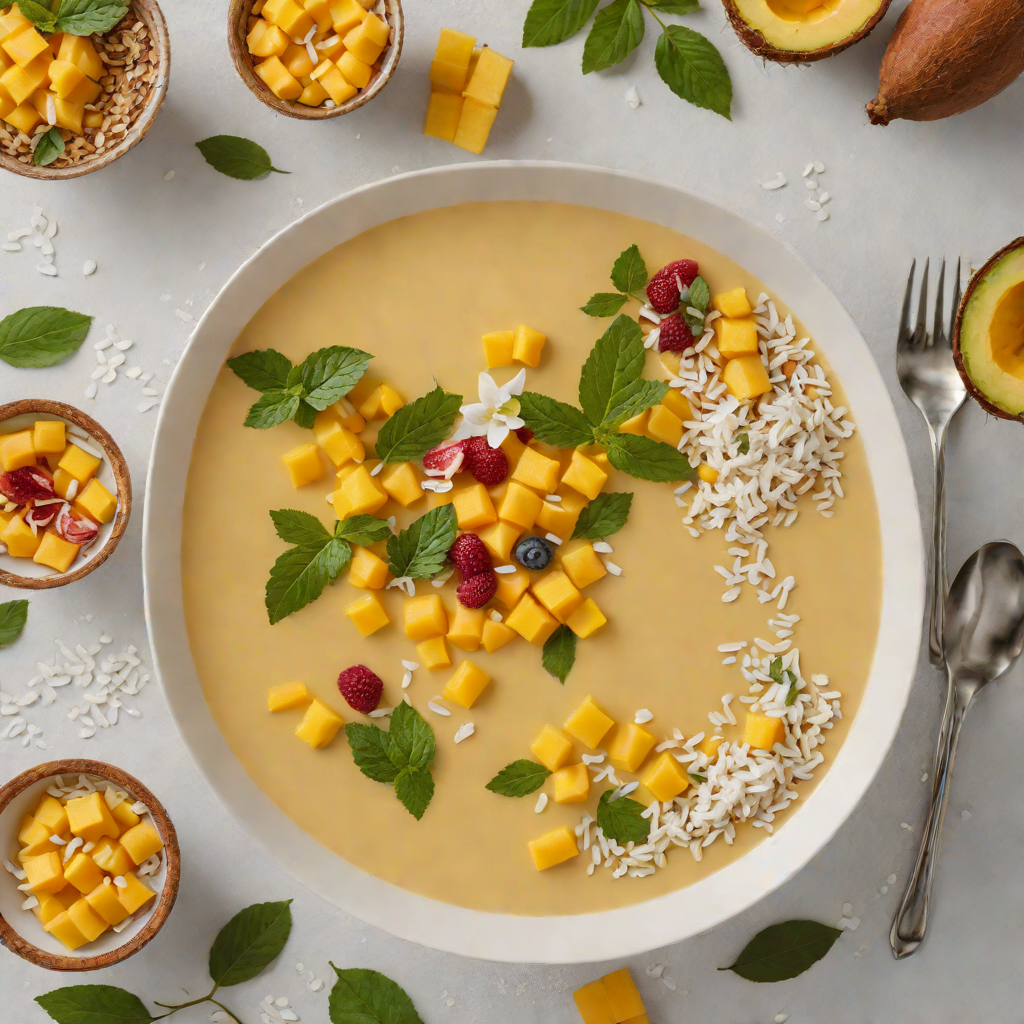 Brand New Day Tropical Mango and Coconut Smoothie Bowl