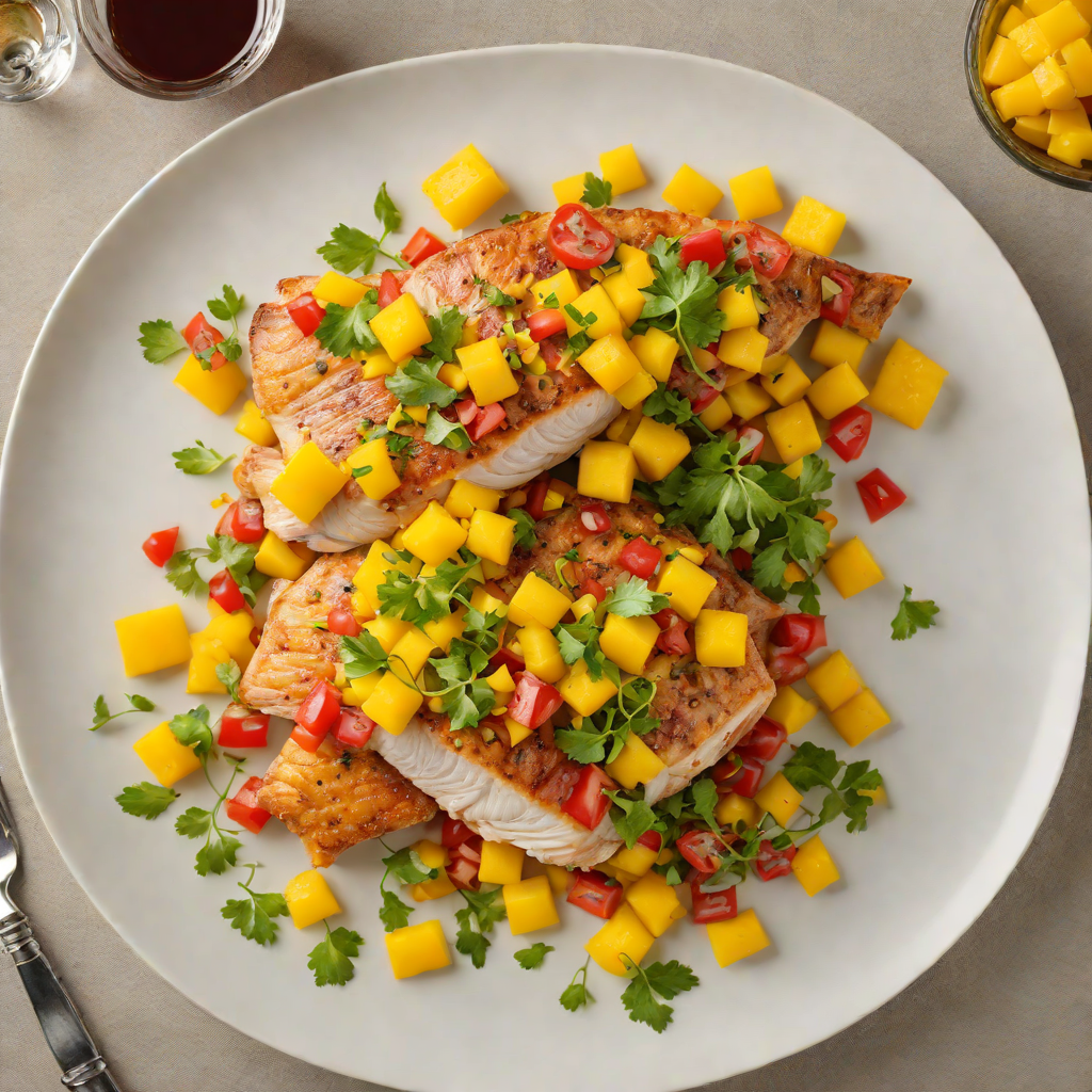 Pan-Seared Caribbean Snapper with Mango Salsa