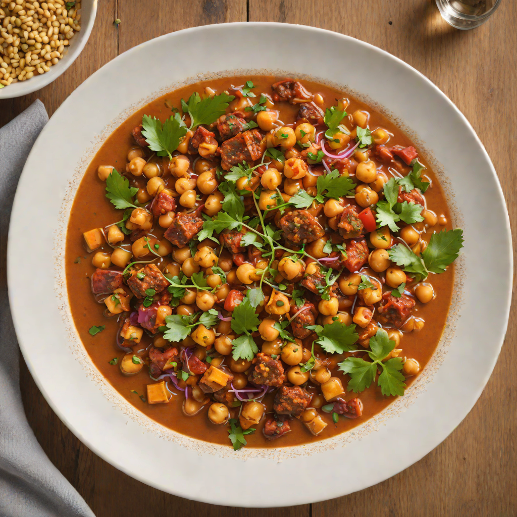 Spiced Chorizo and Chickpea Stew