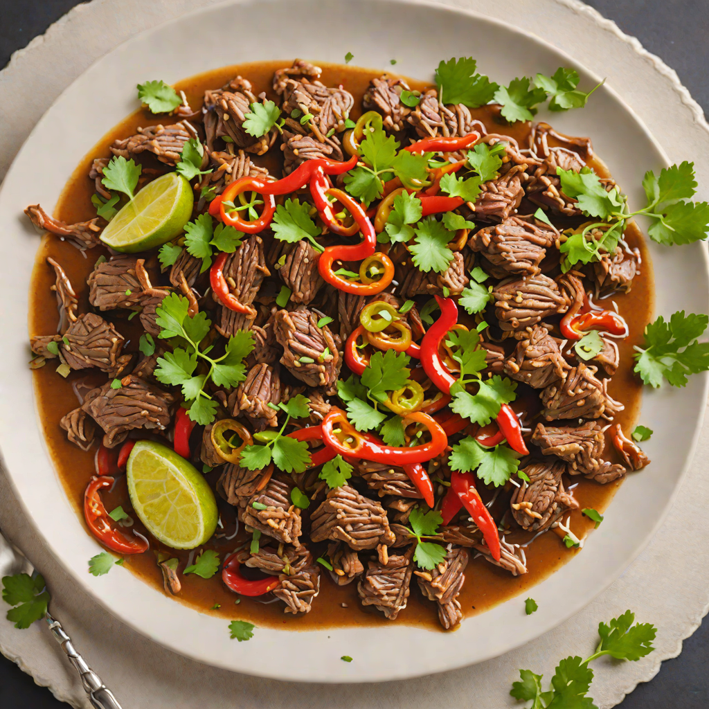 Slow-Cooked Barbacoa Beef with South Texas Chilies