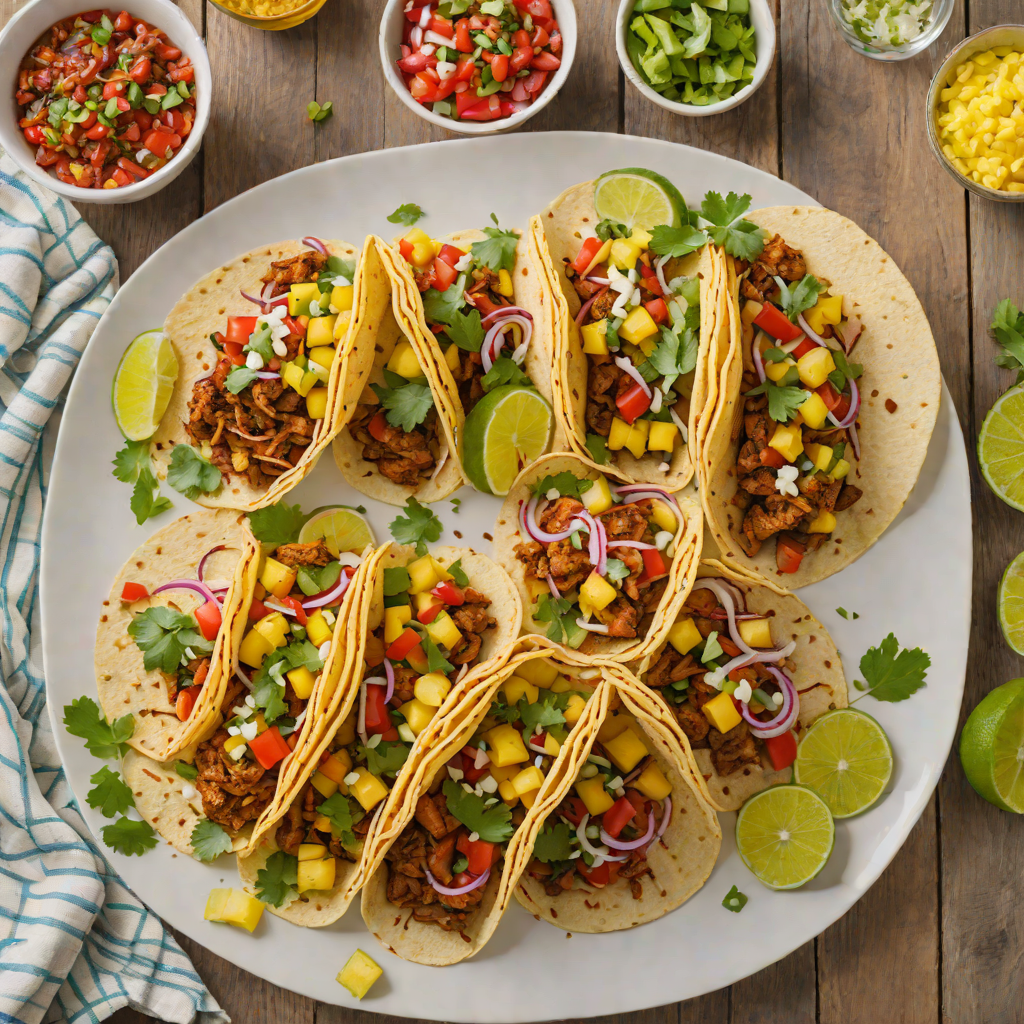 Grilled Al Pastor Pork Tacos with Pineapple Salsa