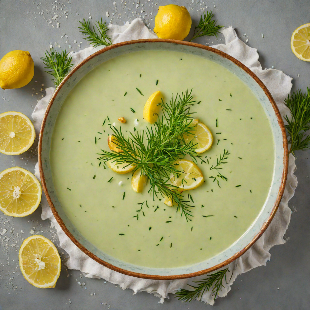 Yogurt-Cucumber Soup with Dill and Lemon