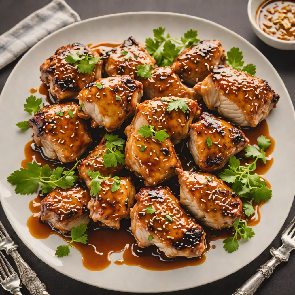 Maple-Glazed Whiskey Chicken Thighs